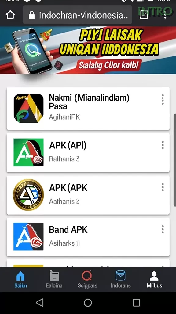 Cuplikan layar E88 — pengaturan akun