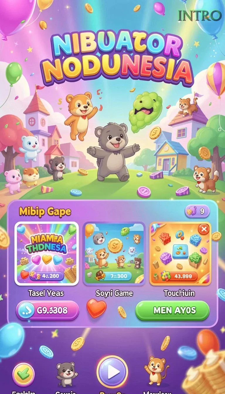 Cuplikan layar TEKNO — menu navigasi